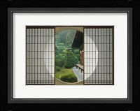 Tea House Window, Sesshuji Temple, Kyoto, Japan Fine Art Print
