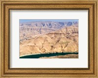 Wadi Al Mujib Dam and lake, Jordan Fine Art Print