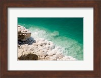 Jordan, Dead Sea, Salt on the sea shore Fine Art Print