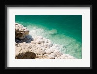 Jordan, Dead Sea, Salt on the sea shore Fine Art Print