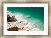 Jordan, Dead Sea, Salt on the sea shore Fine Art Print