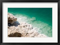 Jordan, Dead Sea, Salt on the sea shore Fine Art Print