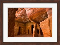 Jordan, Petra, Exterior Siq, Tombs Fine Art Print