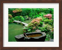 Green Zen Garden, Kyoto, Japan Fine Art Print