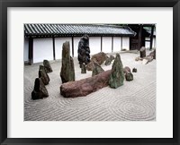 Stone Zen Garden, Kyoto, Japan Fine Art Print