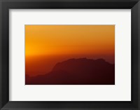 Sunset on Petra Valley, Jordan Fine Art Print