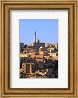 Aerial view of traditional houses in Amman, Jordan Fine Art Print
