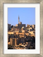 Aerial view of traditional houses in Amman, Jordan Fine Art Print