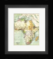 Map of Africa 1885 Fine Art Print