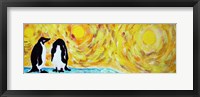 Starry Night Penguin I Framed Print