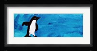 Blue Penguin I Framed Print