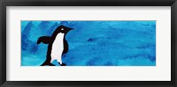 Blue Penguin I Framed Print