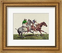 Polo - two horses Fine Art Print