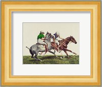 Polo - two horses Fine Art Print