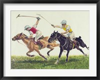 Polo action Fine Art Print