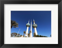 Kuwait, Kuwait City, Kuwait Towers Fine Art Print