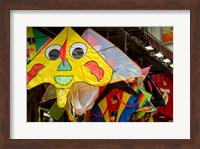 China, Macau Chinatown area Colorful kites Fine Art Print