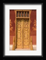 Temple Door, Laos Fine Art Print