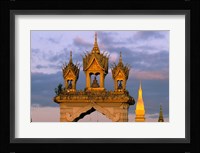 Asia, Laos, Vientiane, That Luang Temple Fine Art Print