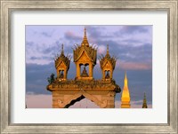Asia, Laos, Vientiane, That Luang Temple Fine Art Print