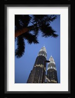 Malaysia, Petronas Twin Towers, Modern buildings Fine Art Print