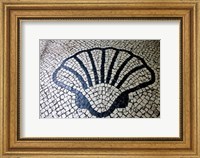 China, Macau Portuguese tile designs - sea shell, Senate Square Fine Art Print