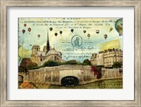 Notre Dame Balloons Fine Art Print