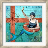 Puget Sound Mermaid Fine Art Print