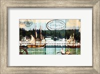 Tall Ships On The Sound Fine Art Print