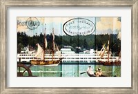 Tall Ships On The Sound Fine Art Print