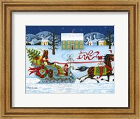 Christmas Sleigh Fine Art Print