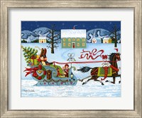 Christmas Sleigh Fine Art Print