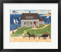 Grandma's Seaside Cottage Fine Art Print