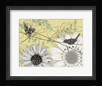 Birds on a Wire II Framed Print