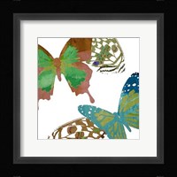 Scattered Butterflies I Framed Print