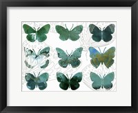 Layered Butterflies I Fine Art Print