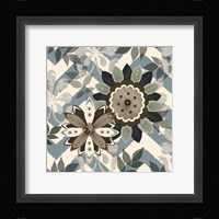 Chambray Rosettes & Finials II Framed Print