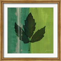 Silver Leaf Tile II Fine Art Print