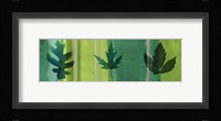 Silver Leaf Panel II Framed Print