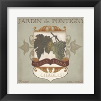 Vintage Wine Labels I Framed Print
