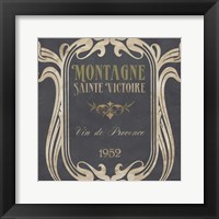 Vintage Wine Labels V Framed Print