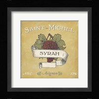 Vintage Wine Labels VI Framed Print
