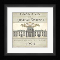 Vintage Wine Labels IX Framed Print