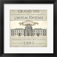 Vintage Wine Labels IX Framed Print