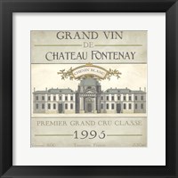 Vintage Wine Labels IX Framed Print