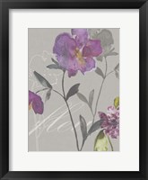Violette Fleur I Framed Print