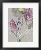 Violette Fleur II Framed Print