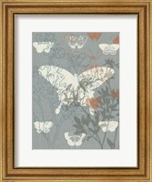 Flowers & Butterflies II Fine Art Print