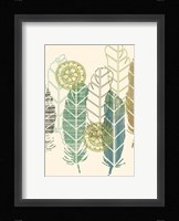 Feathers in a Row I Framed Print