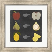 Blackboard Fruit II Fine Art Print